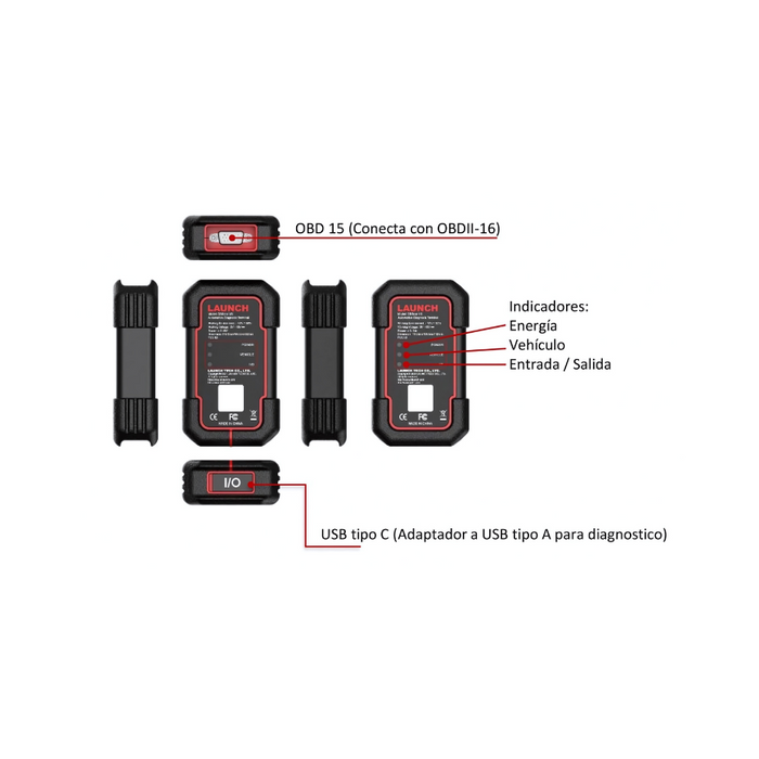 Scanner Launch X431 Pro3 APEX 10" Doip / CAN FD.